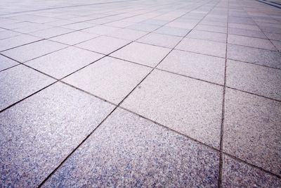 Full frame shot of tiled floor