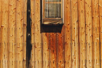 Full frame shot of wooden door