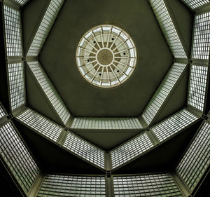 Low angle view of ceiling