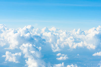 Low angle view of clouds in sky