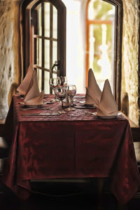 Chairs and table at home