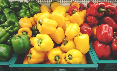 Various fruits for sale at market stall