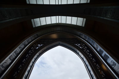 Low angle view of built structure against sky