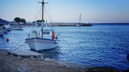 Sailboat in sea