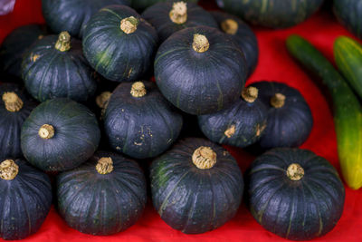 Full frame shot of pumpkins