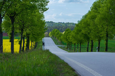 B178 bundesstrasse from zittau to loebau near herrnhut looking north