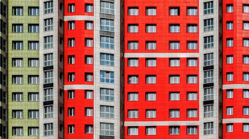 Full frame shot of residential building