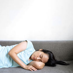 Young woman sleeping