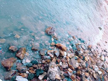 Rocks in water