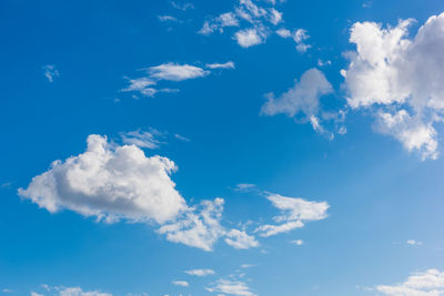 Low angle view of clouds in sky