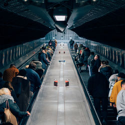 People at subway station