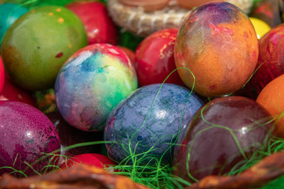 Close-up of multi colored candies