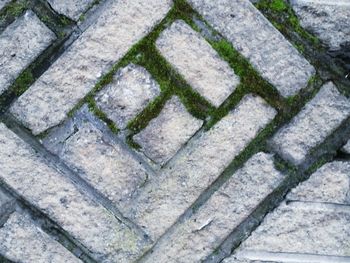 Full frame shot of stone wall