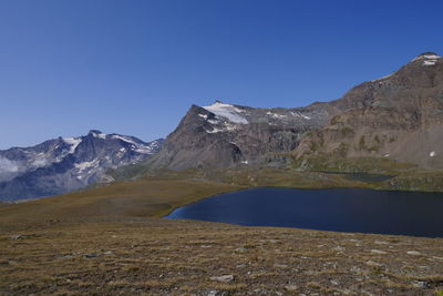 Colle del nivolet, italy