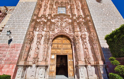 Low angle view of ornate building