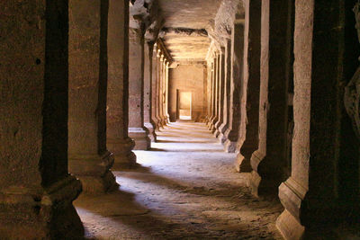 Corridor of old building