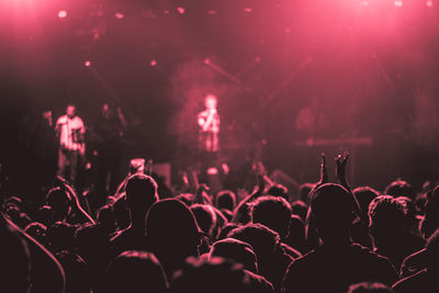 Crowd at music concert