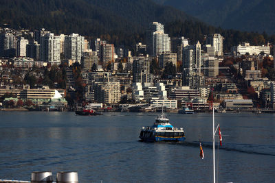 View of city at waterfront