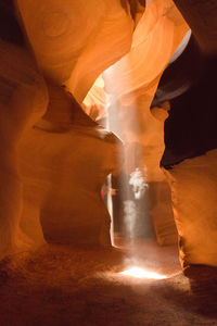 Low angle view of cave