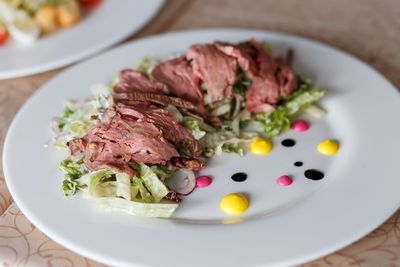 Close-up of food in plate