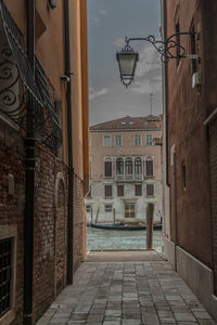 Street amidst buildings in town