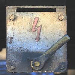 Close-up of rusty metal