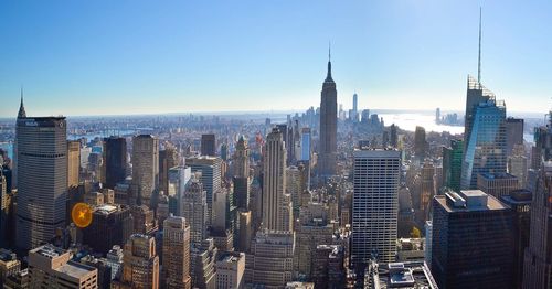 Skyscrapers in city