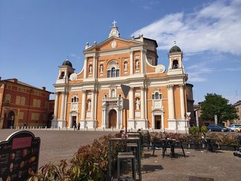 View of historic building against sky