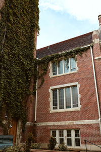 Low angle view of building against sky