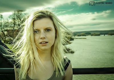 Portrait of young woman