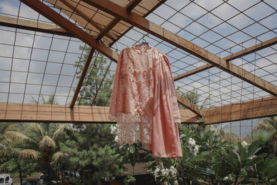 Low angle view of ceiling