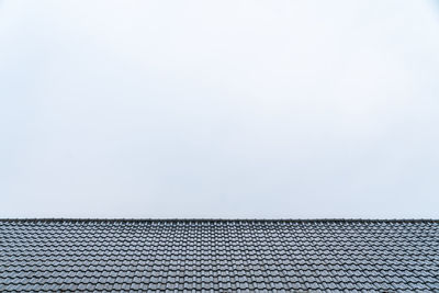 Close-up of roof against building