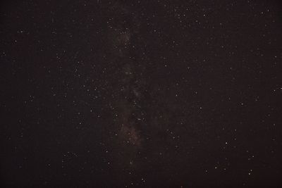 View of star field at night