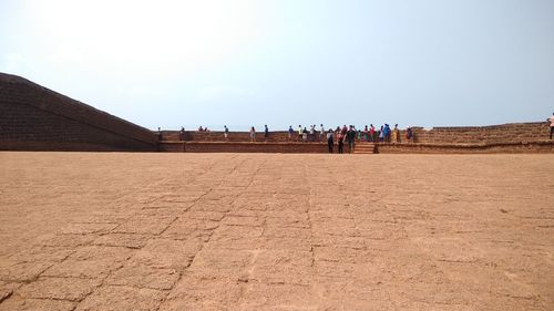 Fort aguada light house courtyard