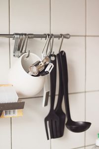 Utensils in kitchen