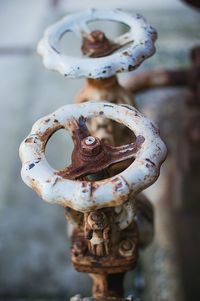 Close-up of metallic object