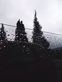 Rain drops on road