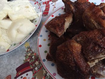 Close-up of food in plate