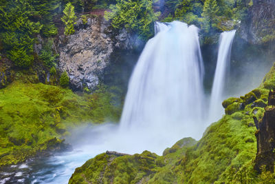 Waterfall in forest