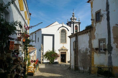 Street of obidós, portugal