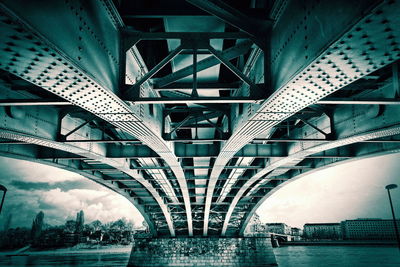 View of bridge from below