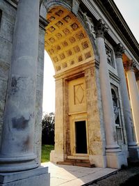 Entrance of historic building