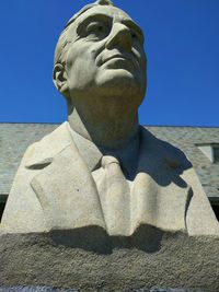 Low angle view of statue