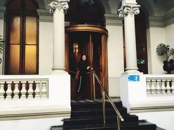 Staircase in building