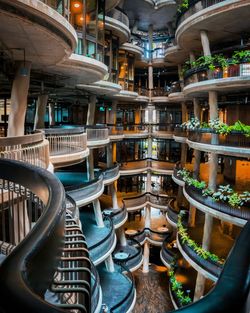 Interior of restaurant