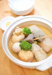 Close-up of served food