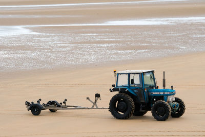 View of people on beach