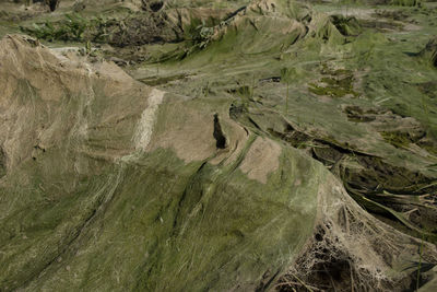 Scenic view of volcanic landscape