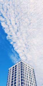 Low angle view of building against sky