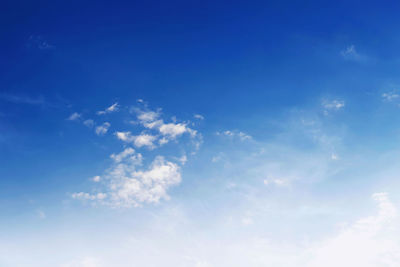 Low angle view of clouds in sky